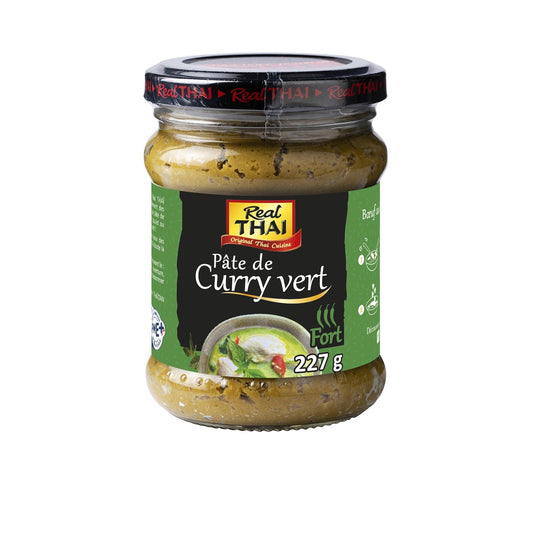 Pâte de Curry Vert REAL THAI le pot de 227g