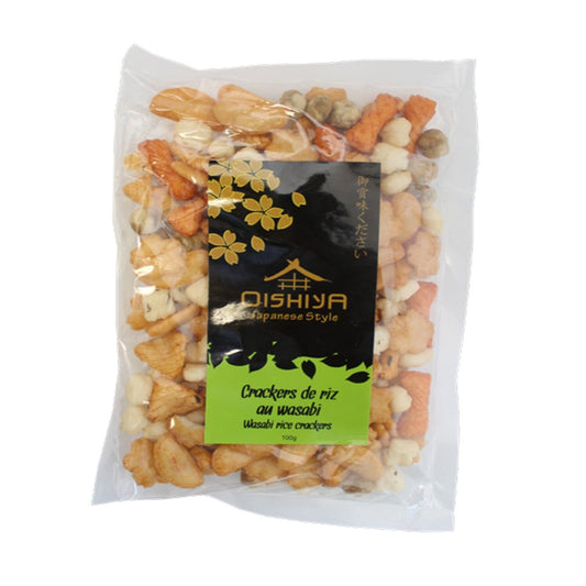 Biscuit Apéritif Cracker de Riz au Wasabi OISHIYA