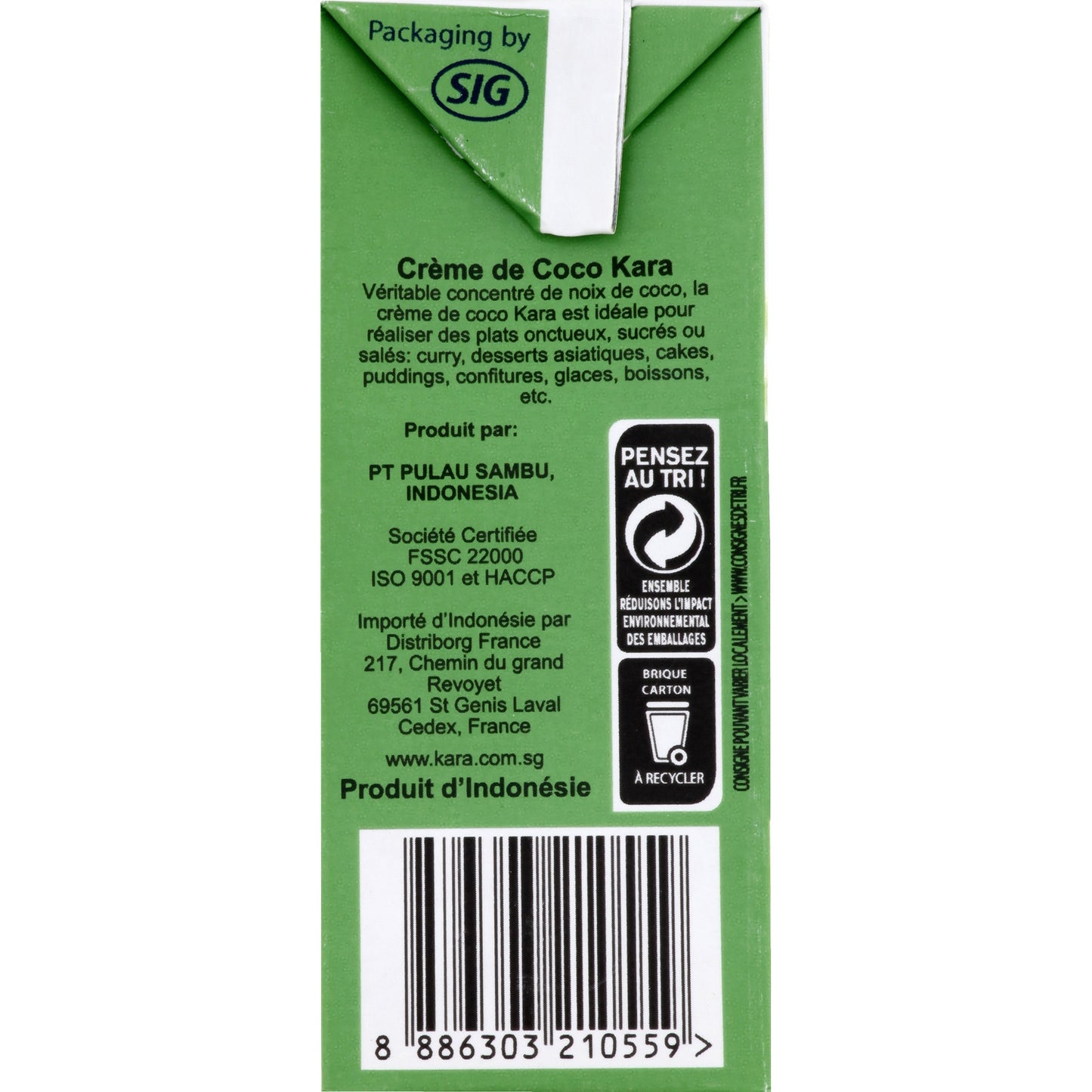 Kara Kokoscreme KARA