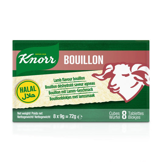 Bouillon Cube Agneau Halal KNORR la boite de 72g
