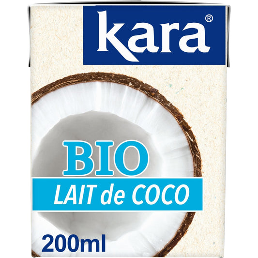 Lait Coco Bio KARA La brique de 200 mL