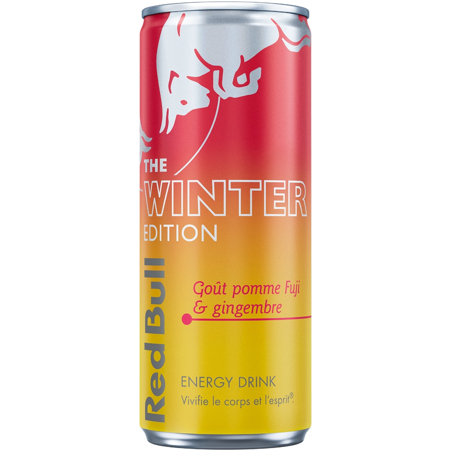 Soda Énergisant Pomme Fuji Gingembre Winter Edition RED BULL 