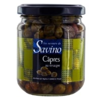 Câpres au Vinaigre Recette du Sud LES SAVEURS DE SAVINO le bocal de 0.2 kg