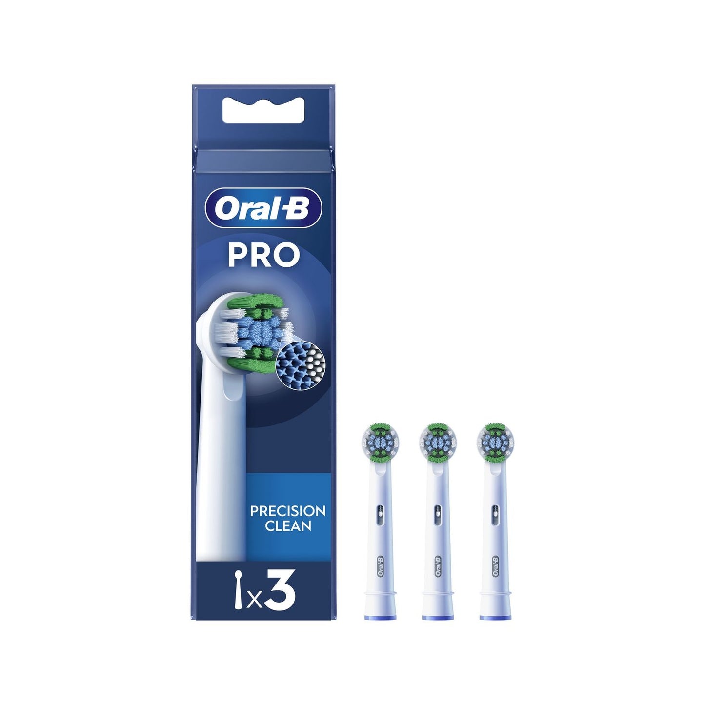 Brossette dentaire CLEAN PRO - Pack de 3 - Blanc ORAL B 