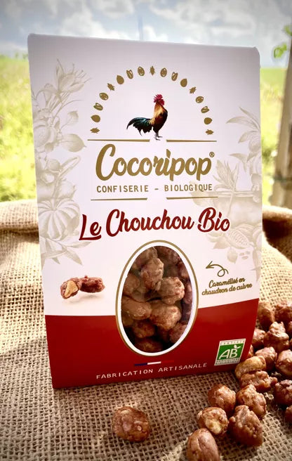 Chouchou praline cacahuète bio COCORIPOP