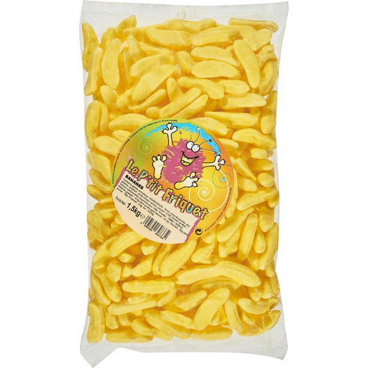 Bonbons Bananes LE P'TIT FRIQUET le paquet de 1,5Kg