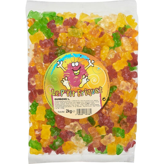 Bonbons Oursons L LE P'TIT FRIQUET le paquet de 2Kg
