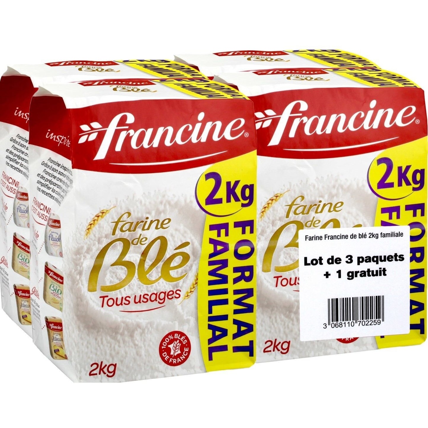Farine de Blé Tous Usages T45 FRANCINE