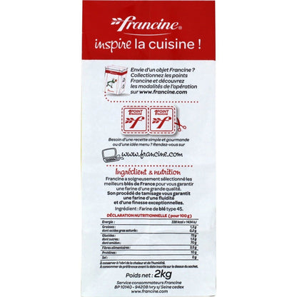 Farine de Blé Tous Usages T45 FRANCINE
