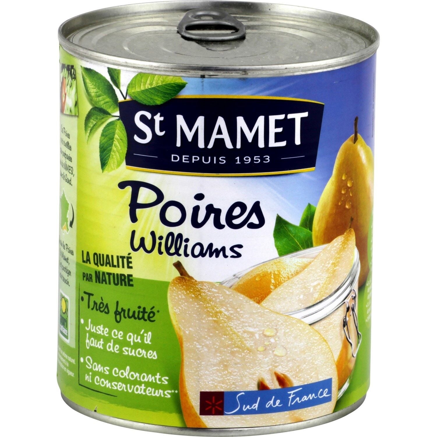 Fruits au Sirop Poires Williams ST MAMET 