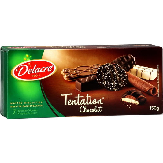 Biscuits Tentation Chocolat DELACRE 150g