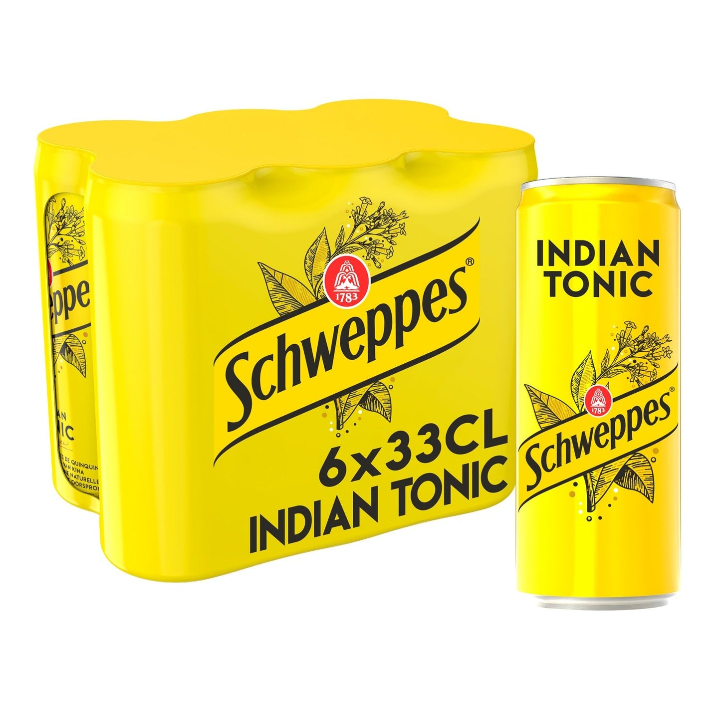 SCHWEPPES Indian Tonic Soda mit Quinquina-Rindenextrakt