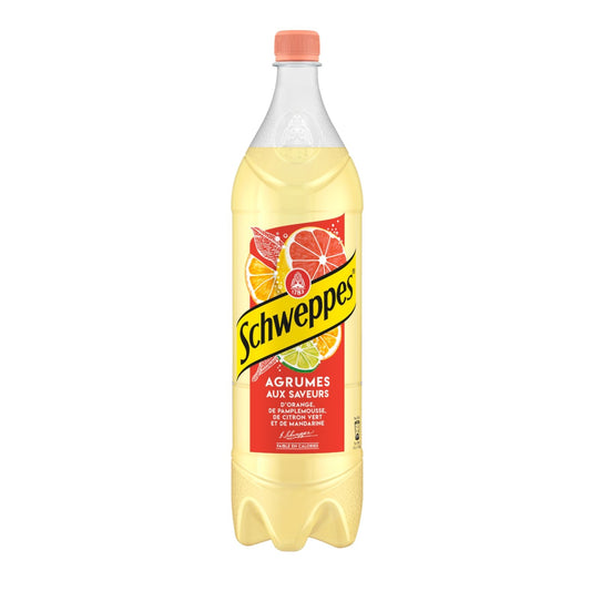 Soda aux Agrumes SCHWEPPES la bouteille d'1,5L