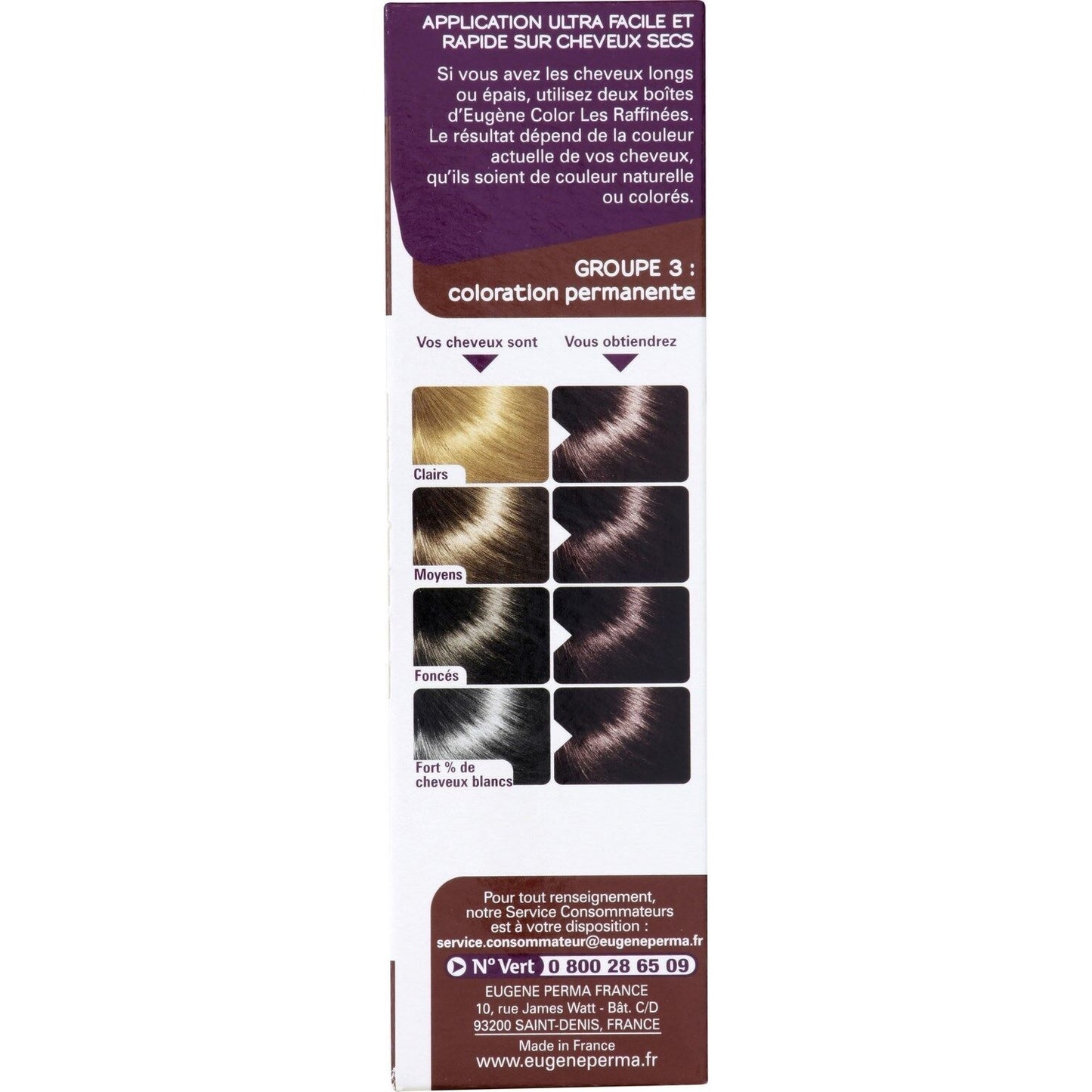 Mahogany Brown Permanent Hair Color 55 EUGENE COLOR
