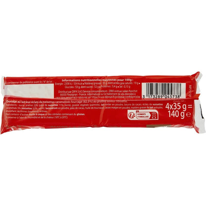 Bouchées Chocolats Lait Praliné Noisettes CEMOI