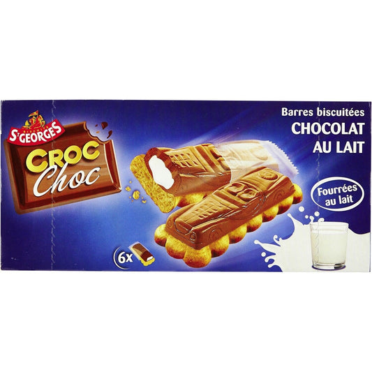 Barres Biscuitées Chocolat au Lait ST GEORGES