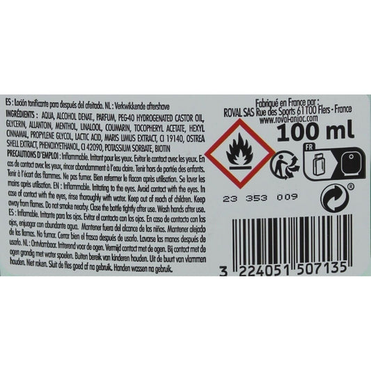 Après-Rasage Apaisant Tout Type de Peau CADRE NOIR