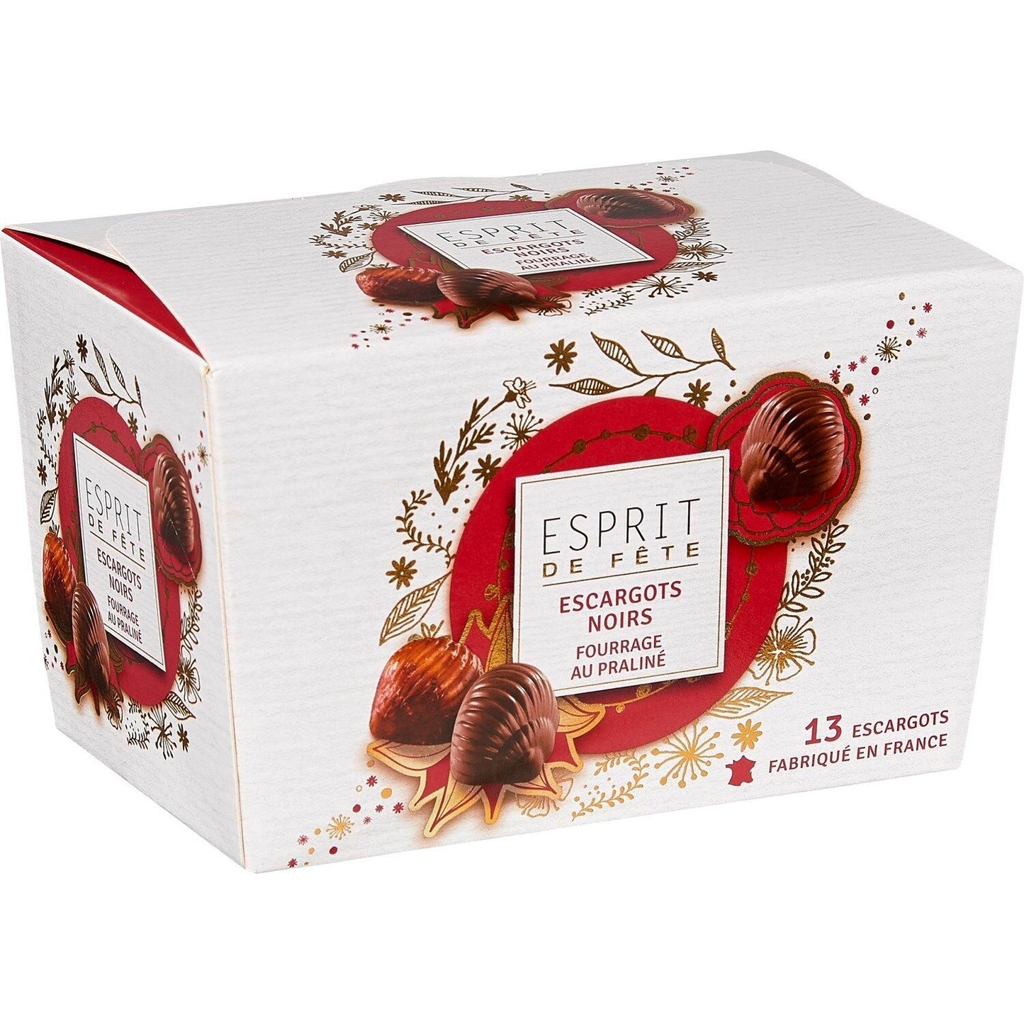 Chocolate Snail Dark Praline Filling FESTIVE SPIRIT