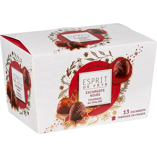 Chocolate Snail Dark Praline Filling FESTIVE SPIRIT