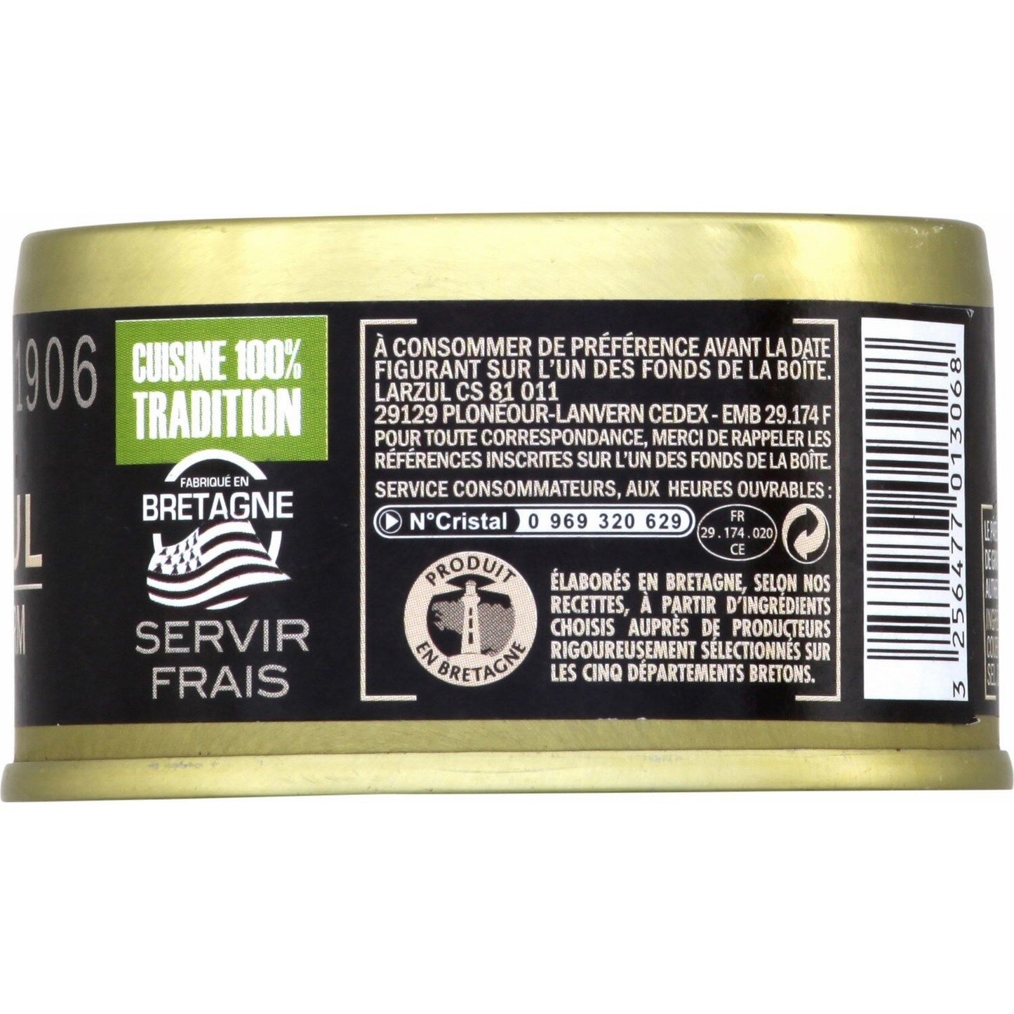 100% Pure Smoked Farm Pork Pâté LARZUL