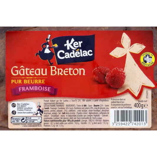 Pure Butter Raspberry Breton Cake KER CADELAC