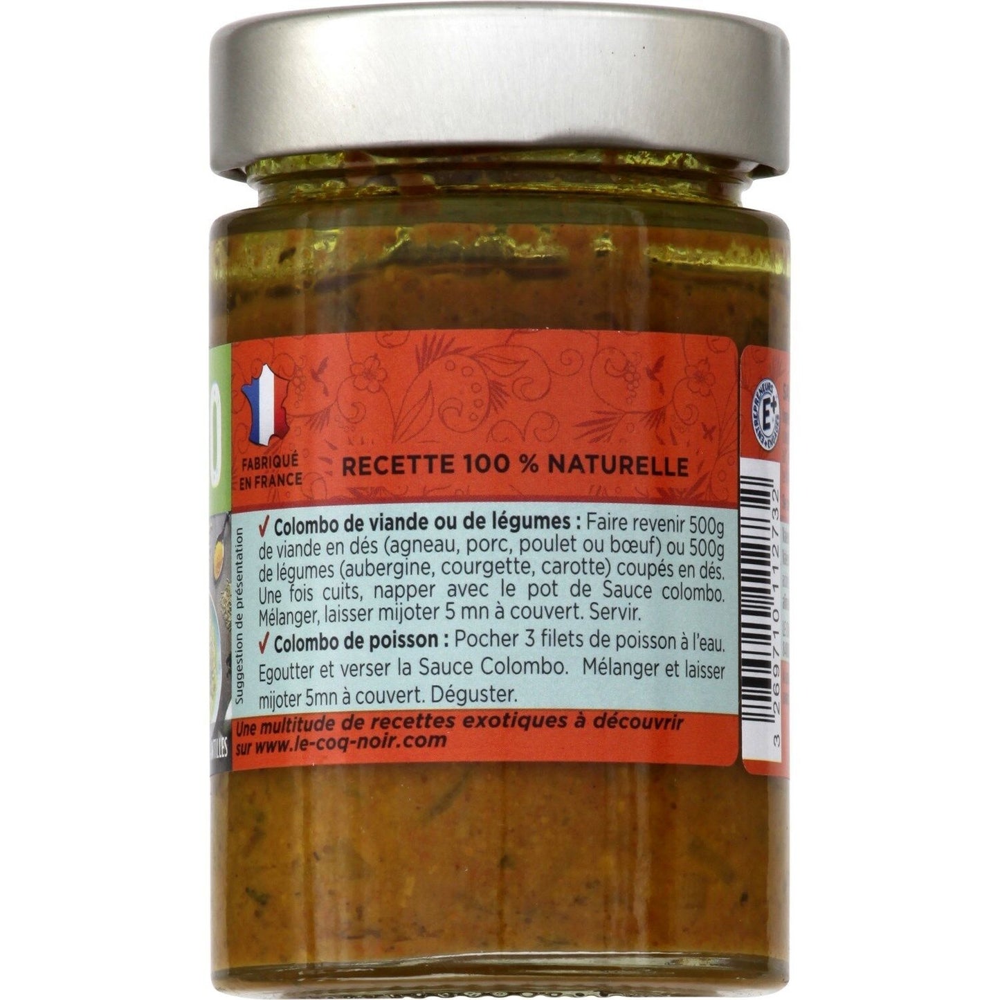 Organic Colombo Sweet Sauce LE COQ NOIR