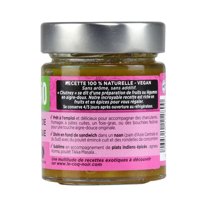 Chutney de Mangue Bio LE COQ NOIR
