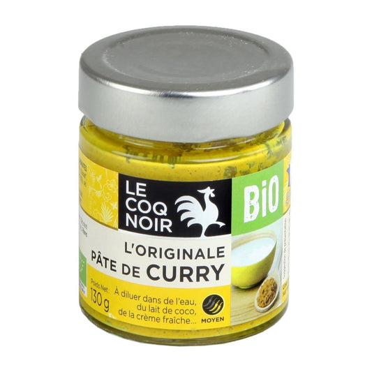 Pâte de Curry Bio LE COQ NOIR le pot de 130g