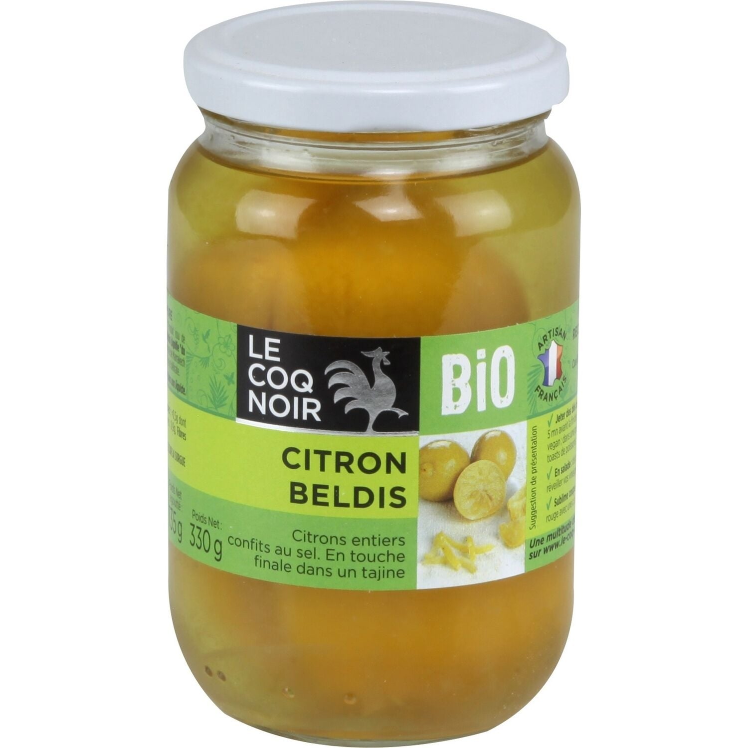 Citron bio Beldis LE COQ NOIR 