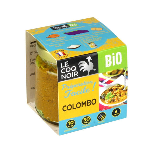 Préparation Culinaire Bio Colombo LE COQ NOIR le pot de 80g