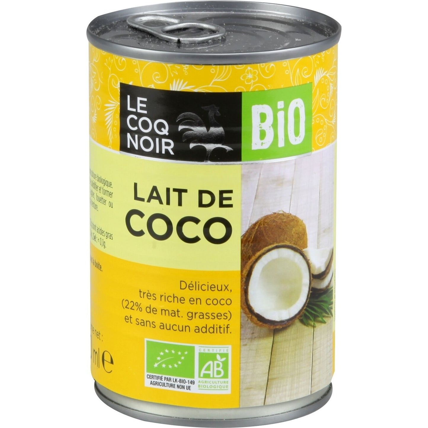 Lait de Coco Bio LE COQ NOIR