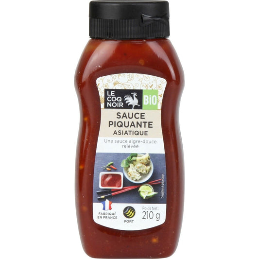 Sauce Bio Piquante Fort LE COQ NOIR