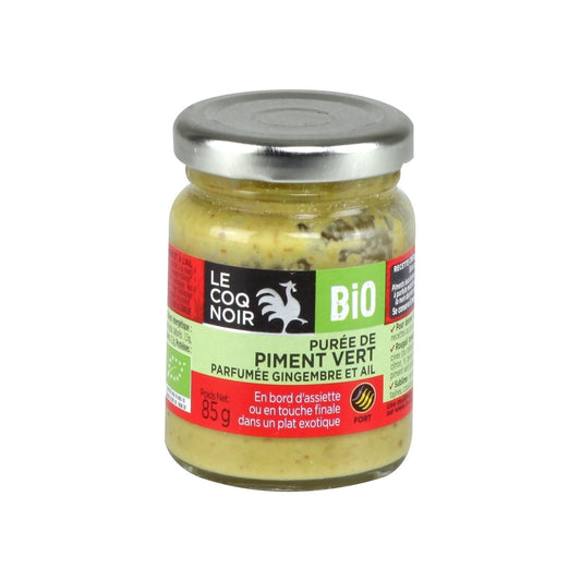 LE COQ NOIR Organic Green Chili Pepper Puree