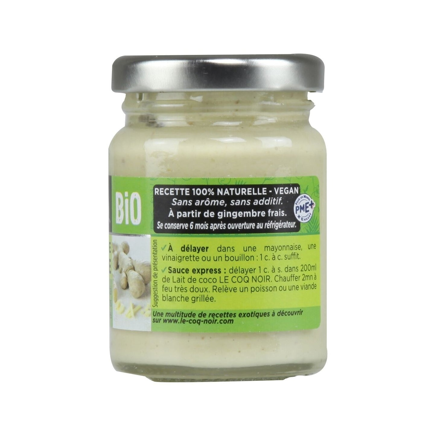 LE COQ NOIR Bio-Ingwercreme