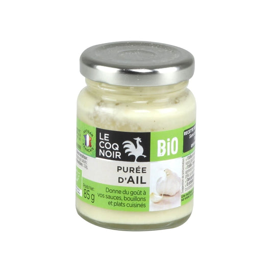 Purée d'Ail Bio LE COQ NOIR le pot de 85g