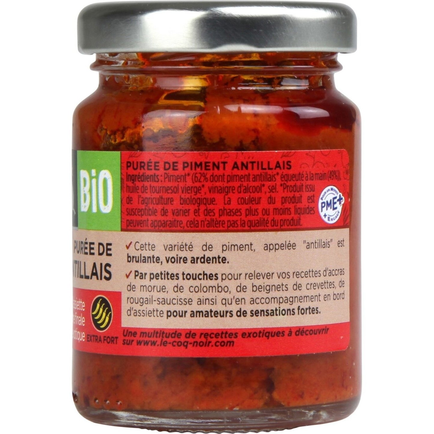 Organic West Indian Chili Pepper Puree LE COQ NOIR