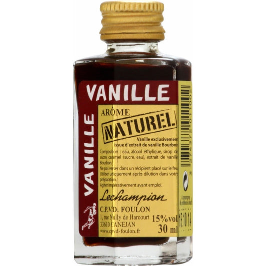 Préparation Culinaire Arôme Naturel Vanille LECHAMPION le flacon de 30 ml