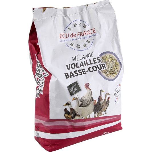 Aliment Graines pour Volaille ECU DE FRANCE le sac de 5Kg