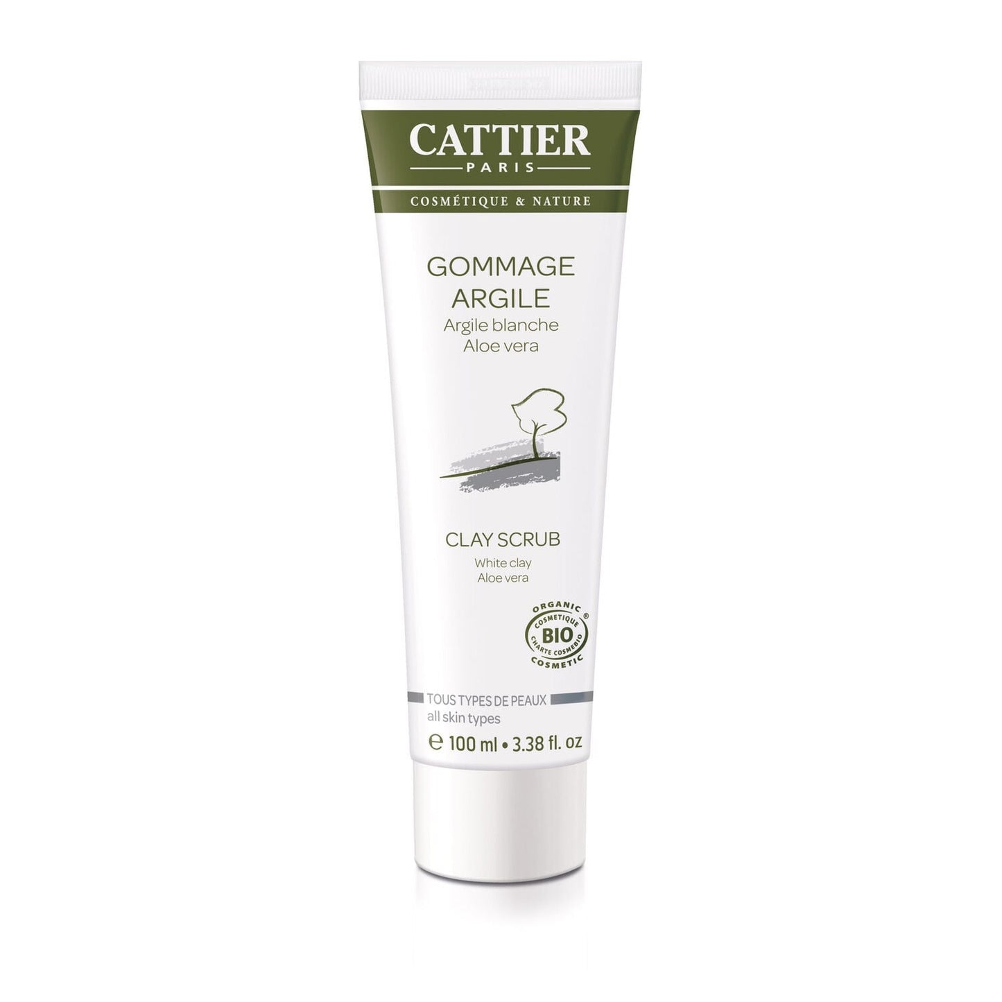 Gommage Visage Toutes Peaux Nettoyant Purifiant Doux CATTIER 