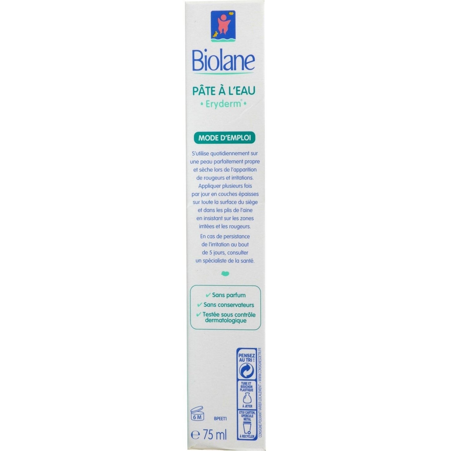 BIOLANE Baby Diaper Cream Reduces Baby Seat Irritations