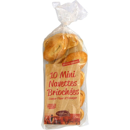 Mini Orange Blossom Flavor Shuttles BISCUITERIE CASTELLANE