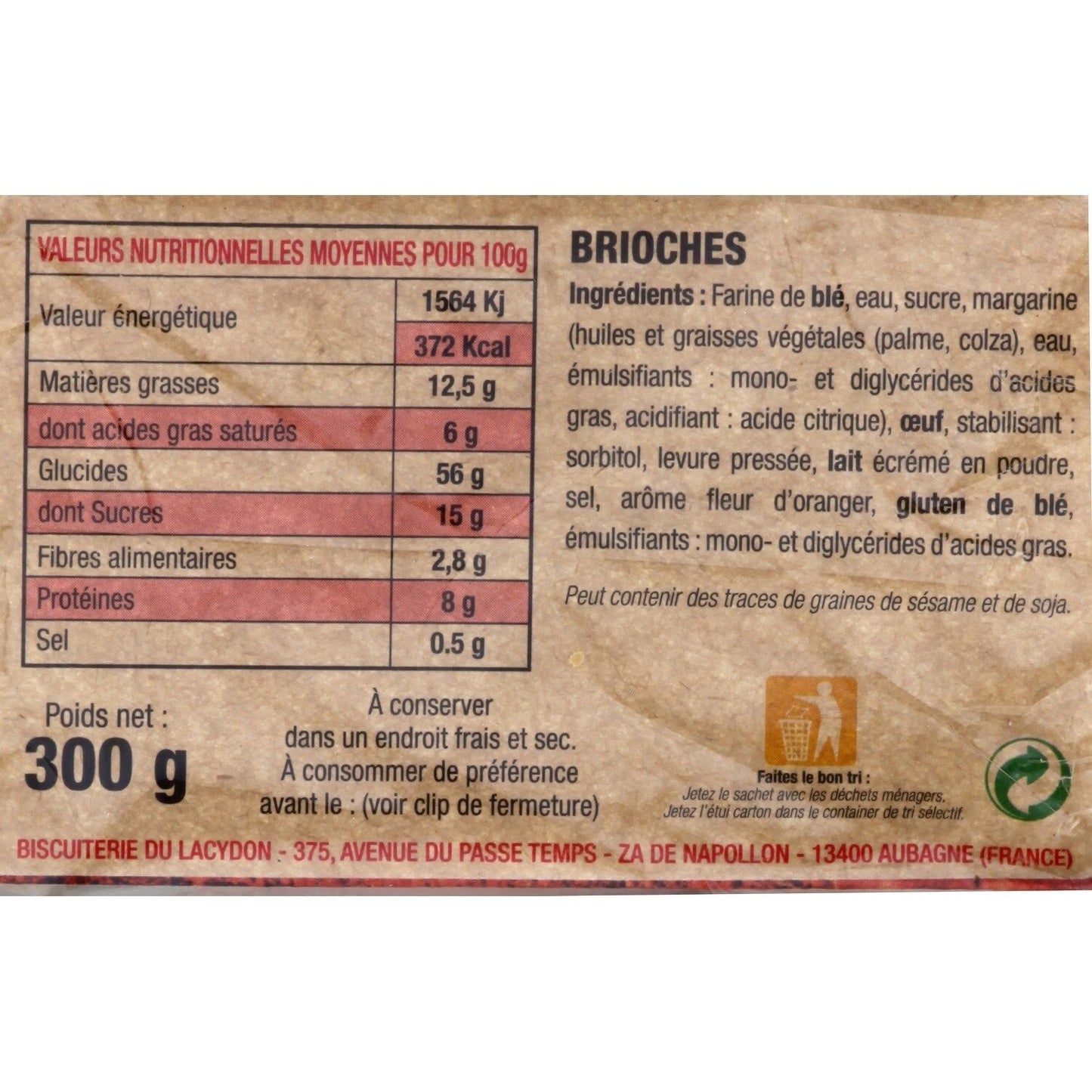 Mini Orange Blossom Flavor Shuttles BISCUITERIE CASTELLANE