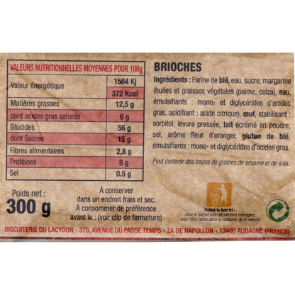 Mini Orange Blossom Flavor Shuttles BISCUITERIE CASTELLANE