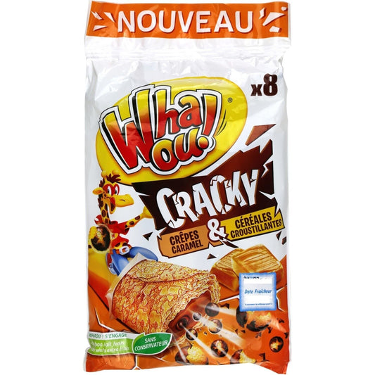 Crêpes Caramel/céréales WHAOU! les 8 crêpes de 32 g
