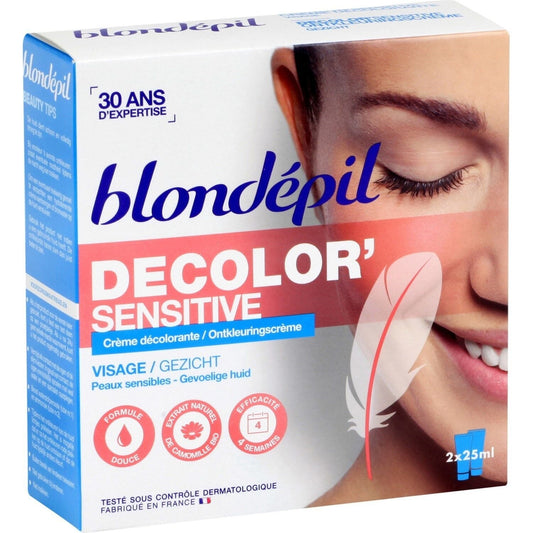 Crème Douce Peau Sensible Visage et Corps BLONDEPIL 