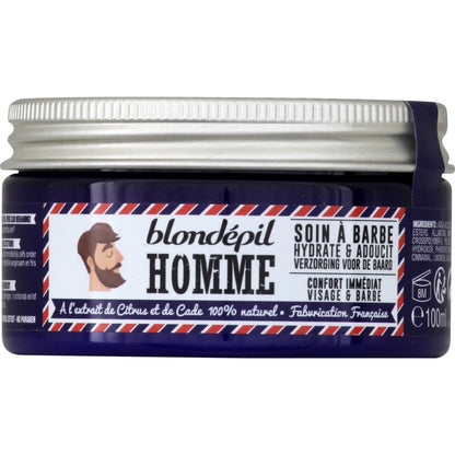 Soin Hydratant Assouplit Barbe Homme BLONDEPIL