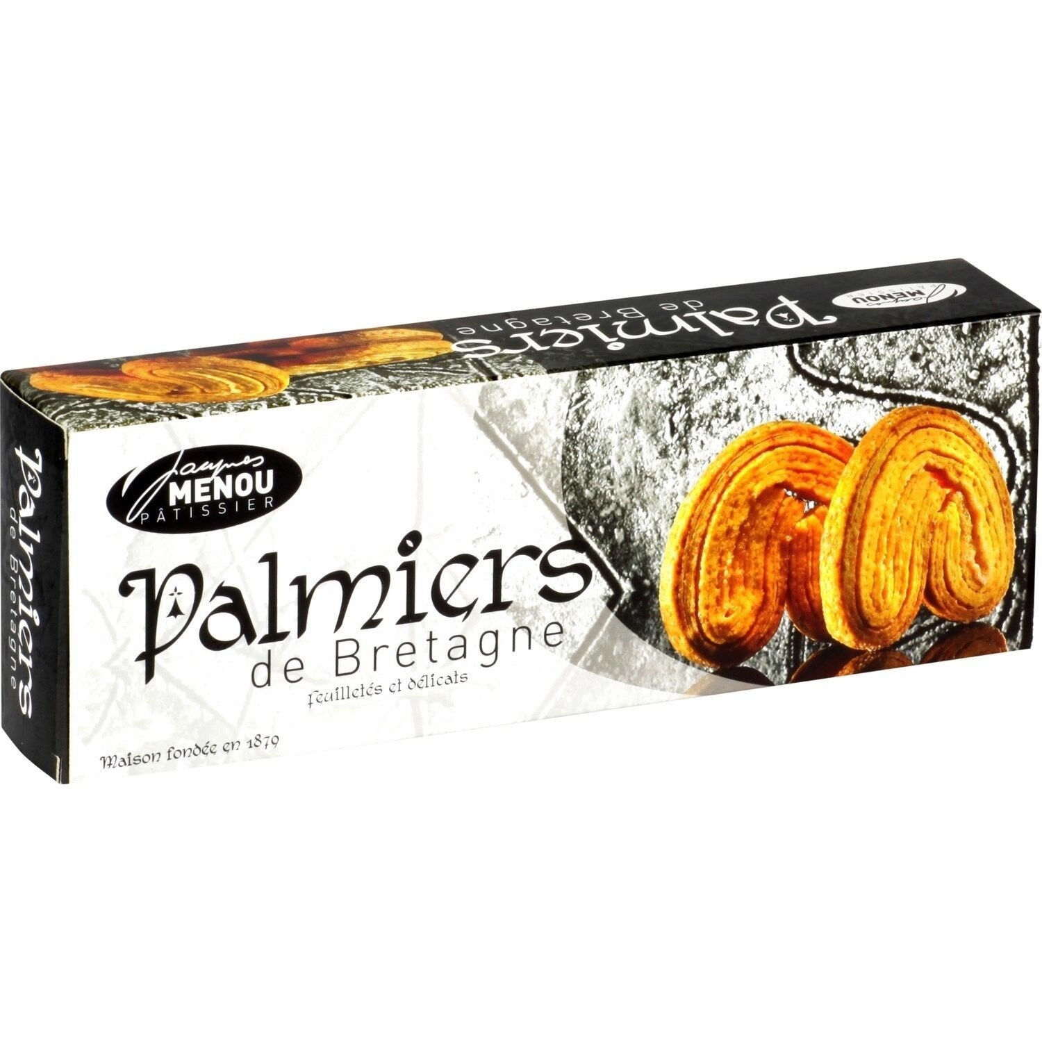 Biscuits Palmers de Bretagne JACQUES MENOU le paquet de 120g