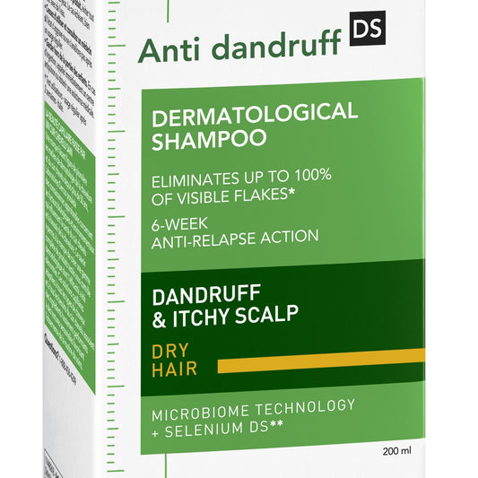 Shampoing Cheveux Secs Antipelliculaire Démangeaisons Dercos VICHY LABORATOIRES le flacon de 200mL