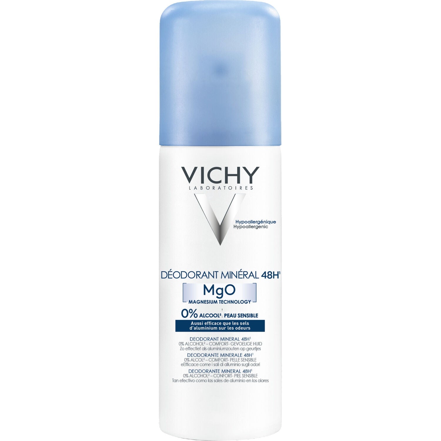 Déodorant Aérosol Minéral Sans Sels d'Aluminium Efficacité 48h VICHY LABORATOIRES le spray