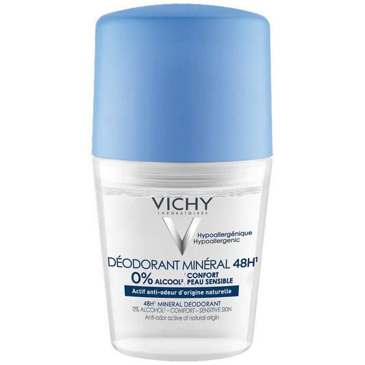 Déodorant Roll-On Femme Anti-Odeur Minéral Efficacité 48h VICHY LABORATOIRES le roll-on